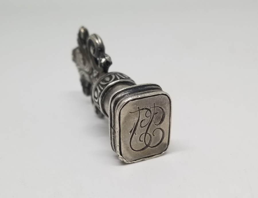 OSMANLI DÖNEMİ LEVANTEN GÜMÜŞ MUM MÜHRÜ