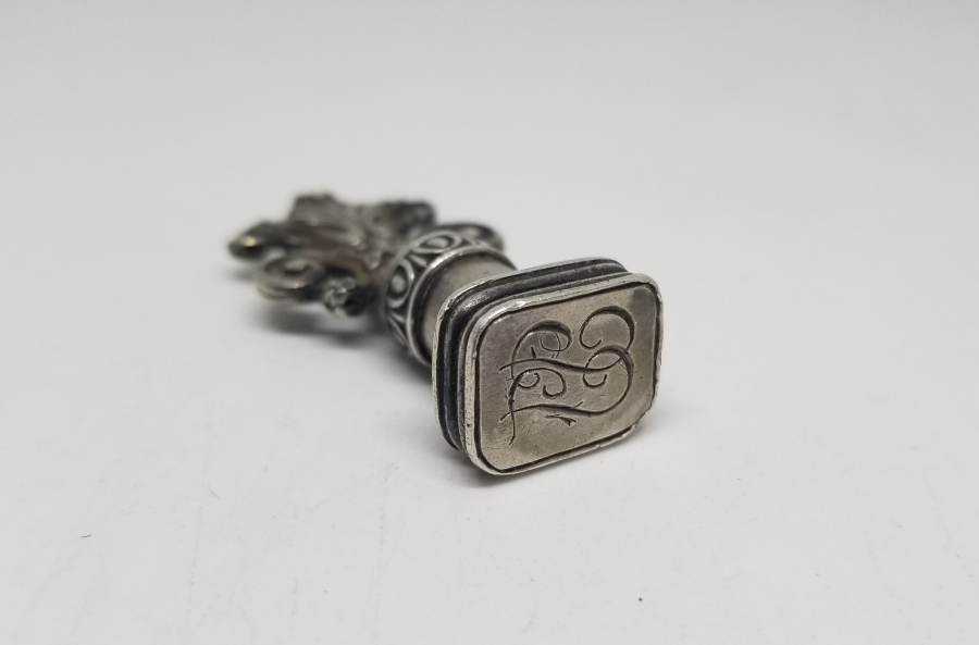 OSMANLI DÖNEMİ LEVANTEN GÜMÜŞ MUM MÜHRÜ