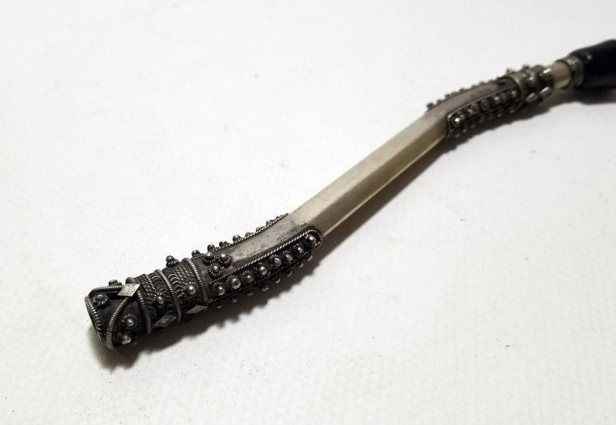 OSMANLI DÖNEMİ GÜHERZE İŞÇİLİKLİ BÜYÜK BOY SİGARA AĞIZLIĞI