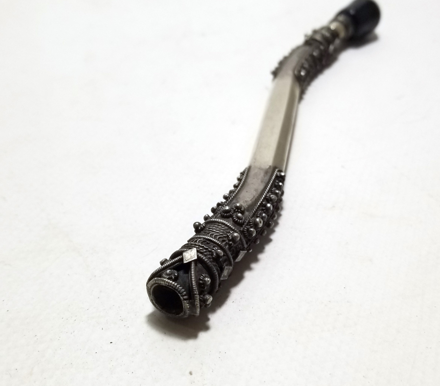 OSMANLI DÖNEMİ GÜHERZE İŞÇİLİKLİ BÜYÜK BOY SİGARA AĞIZLIĞI