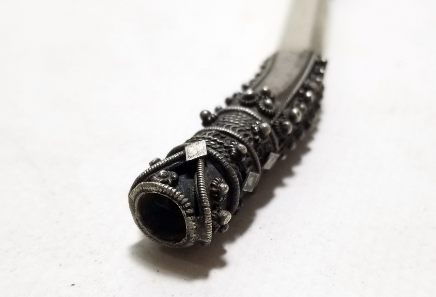 OSMANLI DÖNEMİ GÜHERZE İŞÇİLİKLİ BÜYÜK BOY SİGARA AĞIZLIĞI