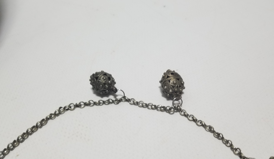 OSMANLI DÖNEMİ ÖZEL DİZAYN BÜYÜK TELKARİ İŞÇİLİKLİ GERDANLIK