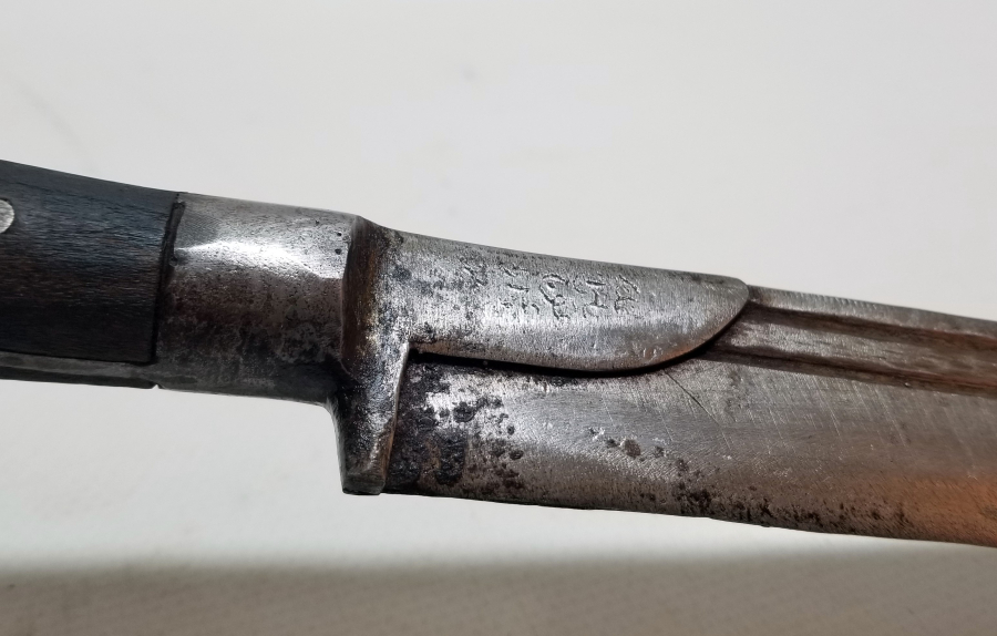 ÜZERİ USTA DAMGALI VE OSMANLICA YAZILI KARADENİZ KOLTUKALTI KAMASI