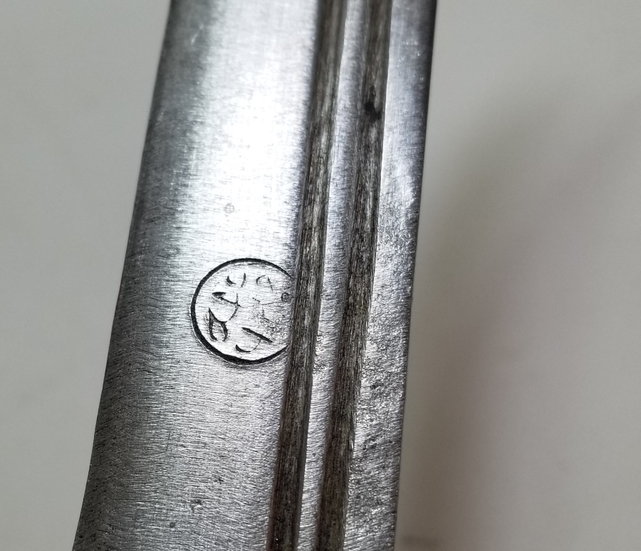 ÜZERİ USTA DAMGALI VE OSMANLICA YAZILI KARADENİZ KOLTUKALTI KAMASI