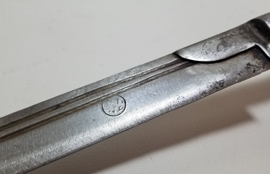 ÜZERİ USTA DAMGALI VE OSMANLICA YAZILI KARADENİZ KOLTUKALTI KAMASI