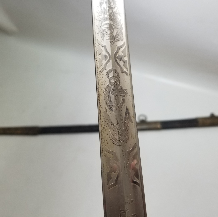 KEMİK SAPLI ÇOK NADİR OSMANLI DENİZCİ PAŞA KILICI