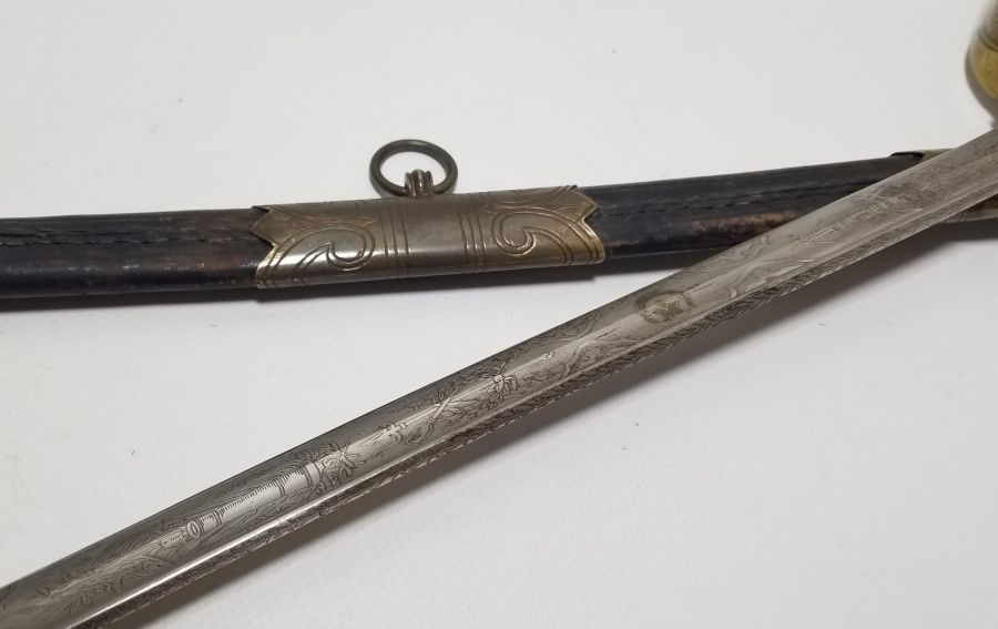 KEMİK SAPLI ÇOK NADİR OSMANLI DENİZCİ PAŞA KILICI