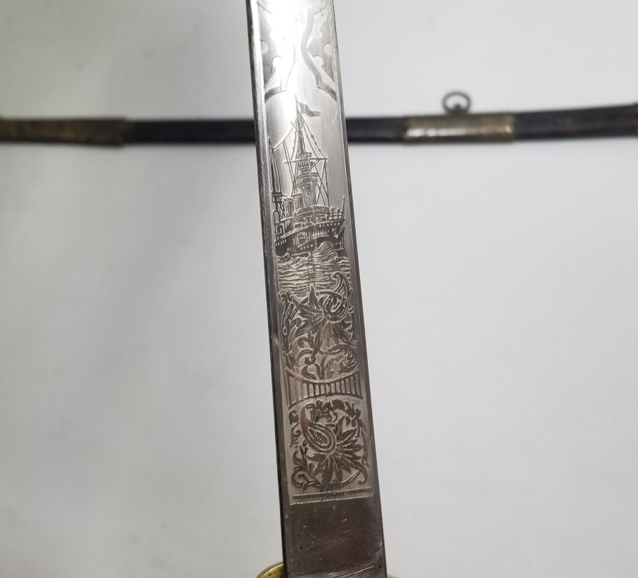 KEMİK SAPLI ÇOK NADİR OSMANLI DENİZCİ PAŞA KILICI