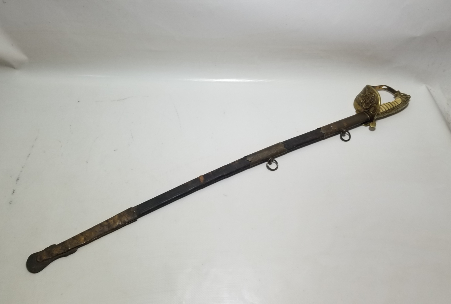 KEMİK SAPLI ÇOK NADİR OSMANLI DENİZCİ PAŞA KILICI