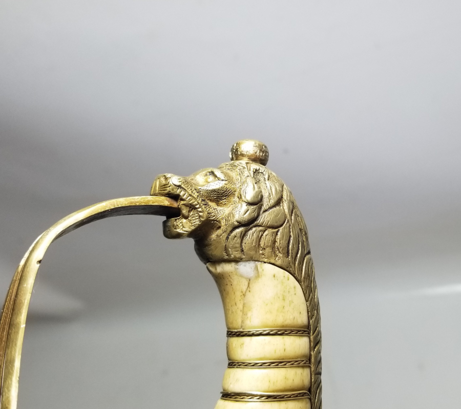 KEMİK SAPLI ÇOK NADİR OSMANLI DENİZCİ PAŞA KILICI