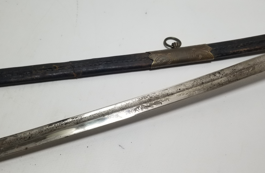 KEMİK SAPLI ÇOK NADİR OSMANLI DENİZCİ PAŞA KILICI