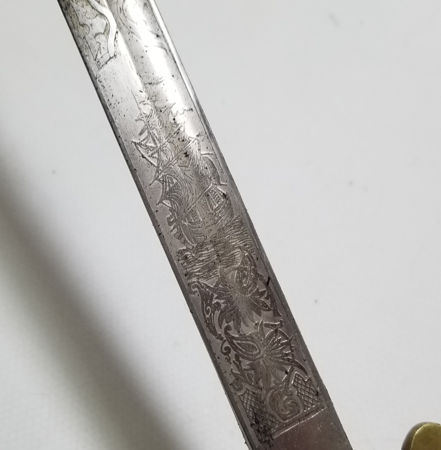 KEMİK SAPLI ÇOK NADİR OSMANLI DENİZCİ PAŞA KILICI