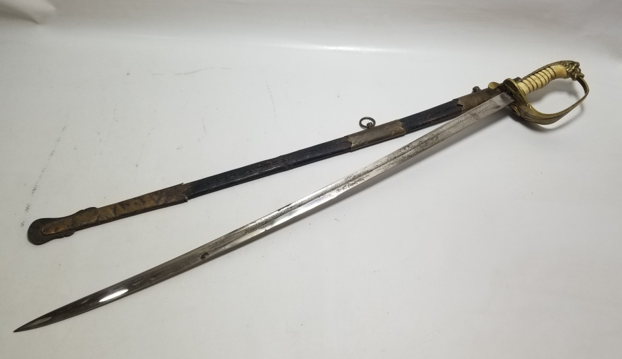 KEMİK SAPLI ÇOK NADİR OSMANLI DENİZCİ PAŞA KILICI