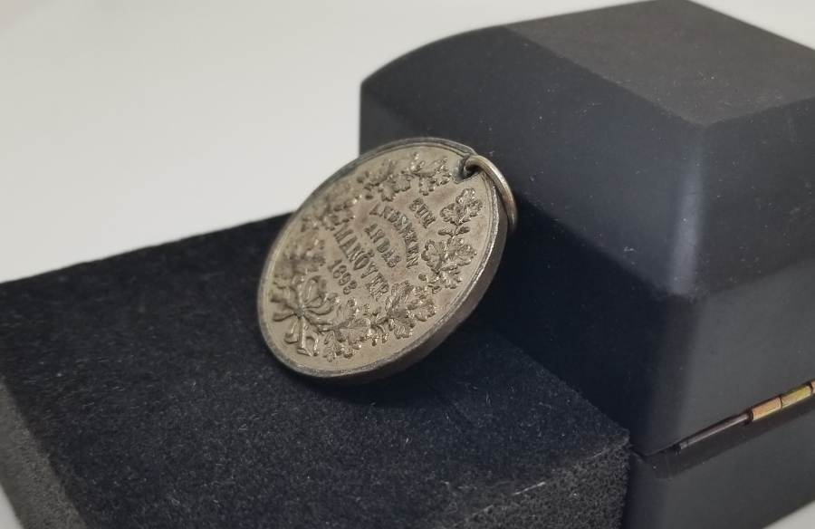 1893 YILI ASKERİ TATBİKAT HATIRASI MADALYON