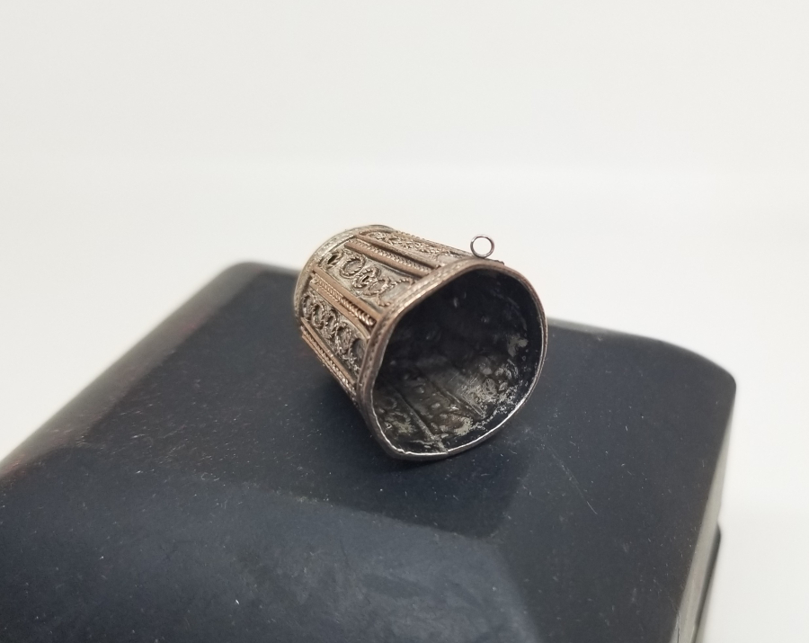 GÜHERZE İŞÇİLİKLİ OSMANLI DÖNEMİ GÜMÜŞ TERZİ YÜKSÜĞÜ