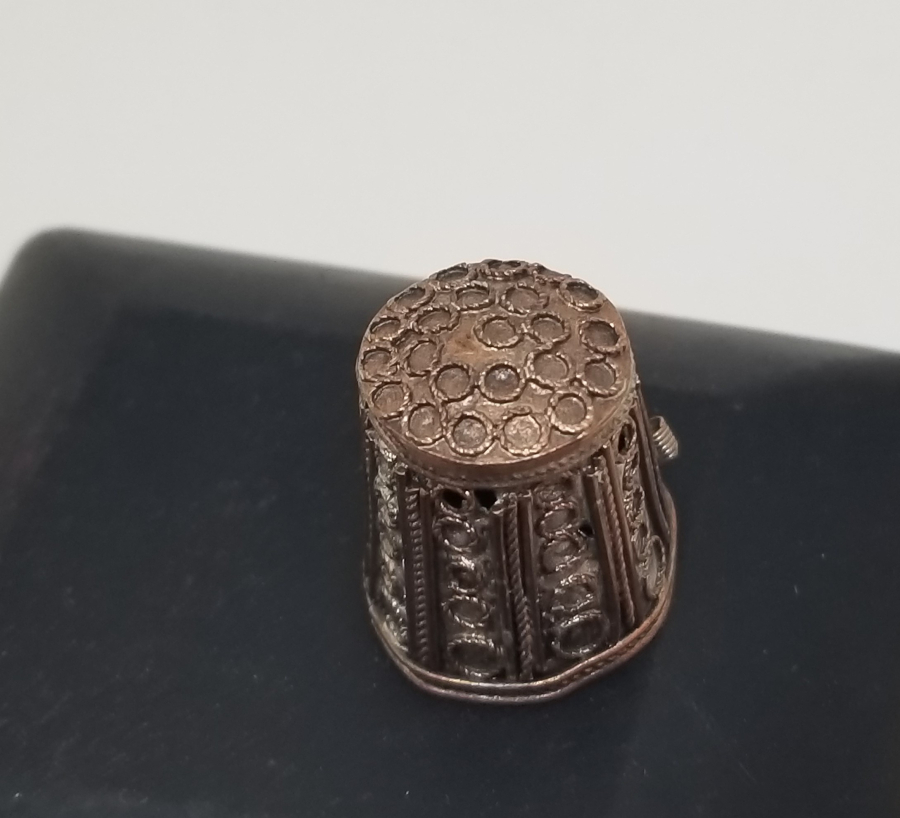 GÜHERZE İŞÇİLİKLİ OSMANLI DÖNEMİ GÜMÜŞ TERZİ YÜKSÜĞÜ