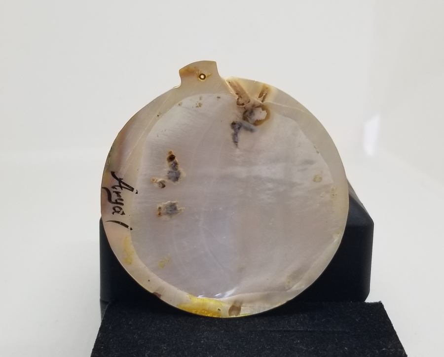 ARYA KAMALI USTA YAPIMI SEDEF ÜSTÜ EL BOYAMA MİNYATÜR KOLYE