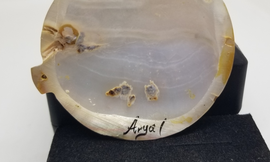 ARYA KAMALI USTA YAPIMI SEDEF ÜSTÜ EL BOYAMA MİNYATÜR KOLYE