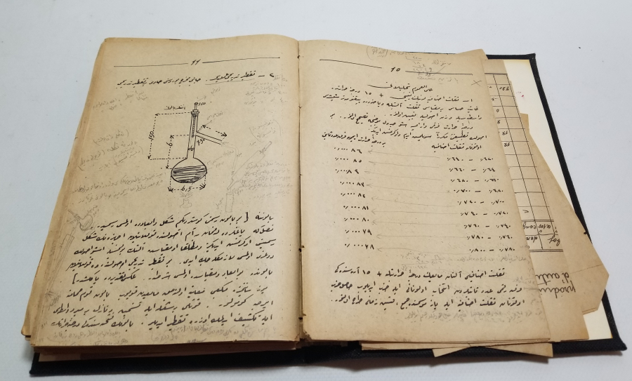 1928 YILI KİMYA DERSLERİ KONULU OSMANLICA KİTAP