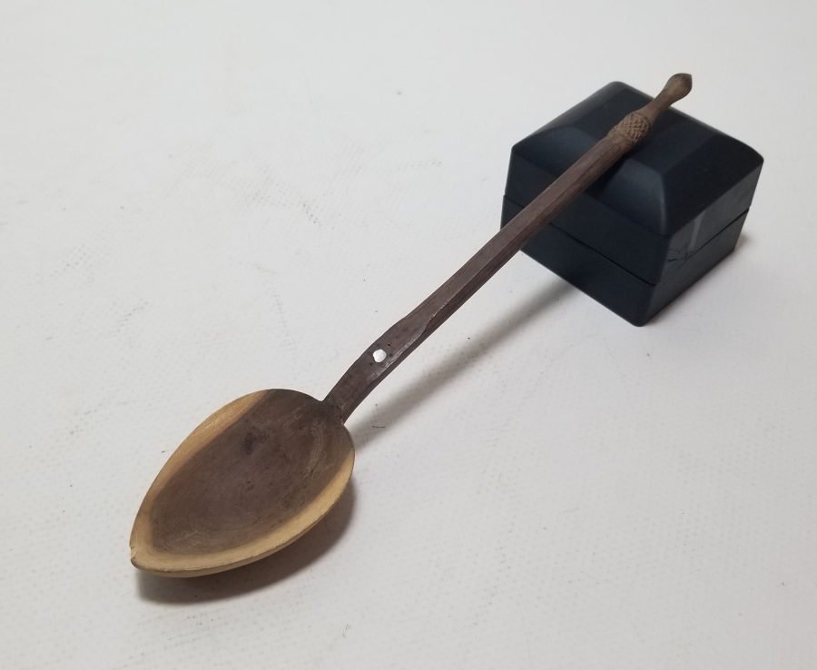 ÜZERİ SEDEF ÇAKMA İŞÇİLİKLİ OSMANLI DÖNEMİ TEKKE İŞİ HOŞAF KAŞIĞI