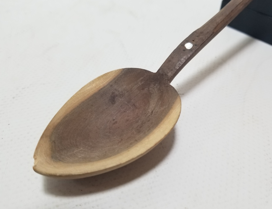 ÜZERİ SEDEF ÇAKMA İŞÇİLİKLİ OSMANLI DÖNEMİ TEKKE İŞİ HOŞAF KAŞIĞI