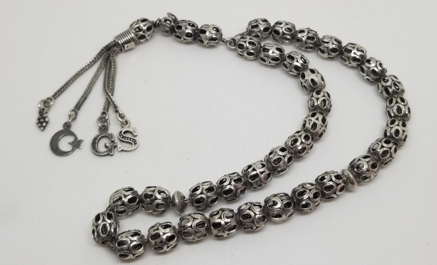 ÖZEL YAPIM GÜMÜŞ TESPİH