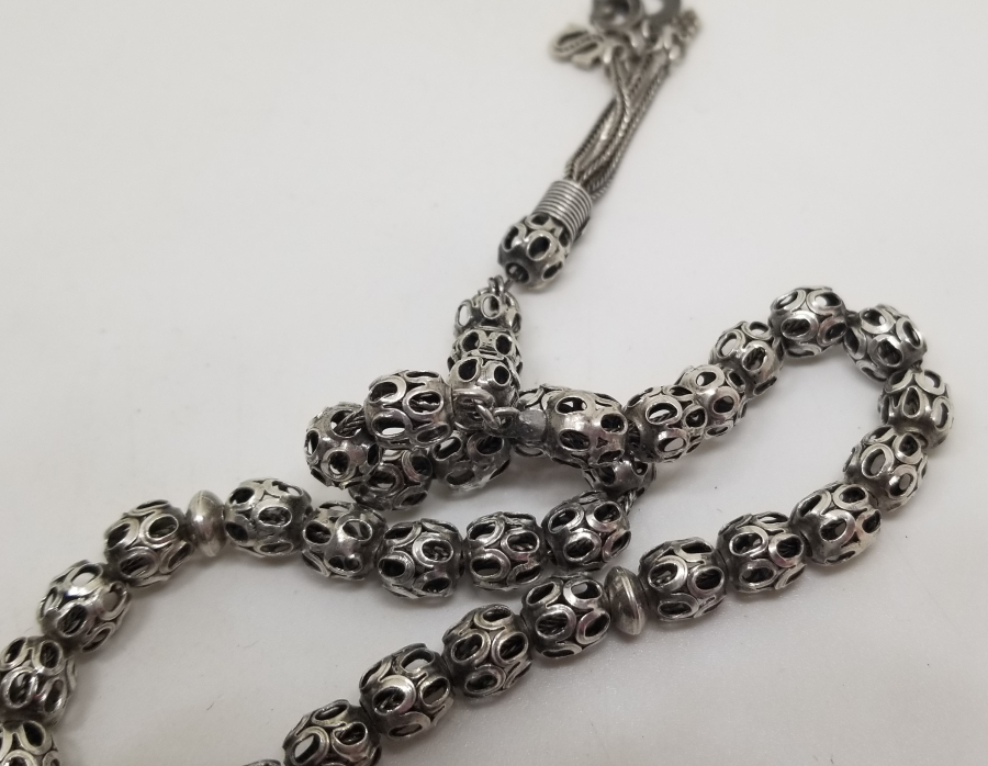 ÖZEL YAPIM GÜMÜŞ TESPİH