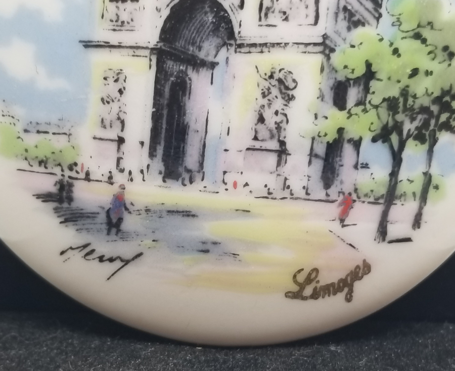 İSTANBUL ÜNİVERSİTESİ GİRİŞİ GÖRSELLİ SANATÇI İMZALI ÖZEL YAPIM LİMOGES DUVAR TABAĞI