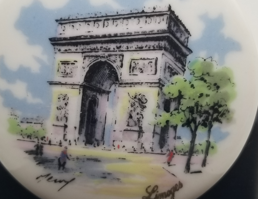 İSTANBUL ÜNİVERSİTESİ GİRİŞİ GÖRSELLİ SANATÇI İMZALI ÖZEL YAPIM LİMOGES DUVAR TABAĞI