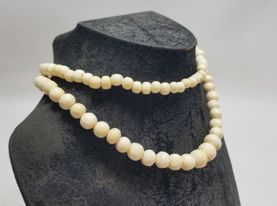 BÜYÜK BOY OSMANLI DÖNEMİ FİLDİŞİ GERDANLIK