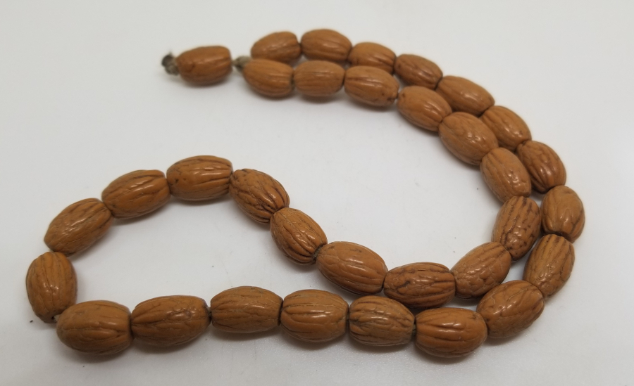 OSMANLI DÖNEMİ ZEYTİN ÇEKİRDEĞİNDEN YAPILMIŞ 33LÜ TESPİH