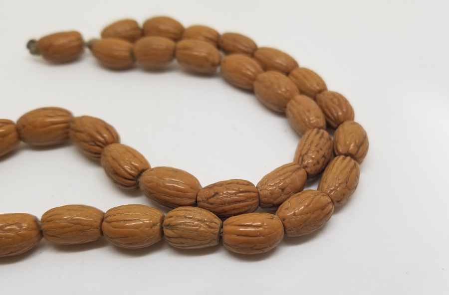 OSMANLI DÖNEMİ ZEYTİN ÇEKİRDEĞİNDEN YAPILMIŞ 33LÜ TESPİH