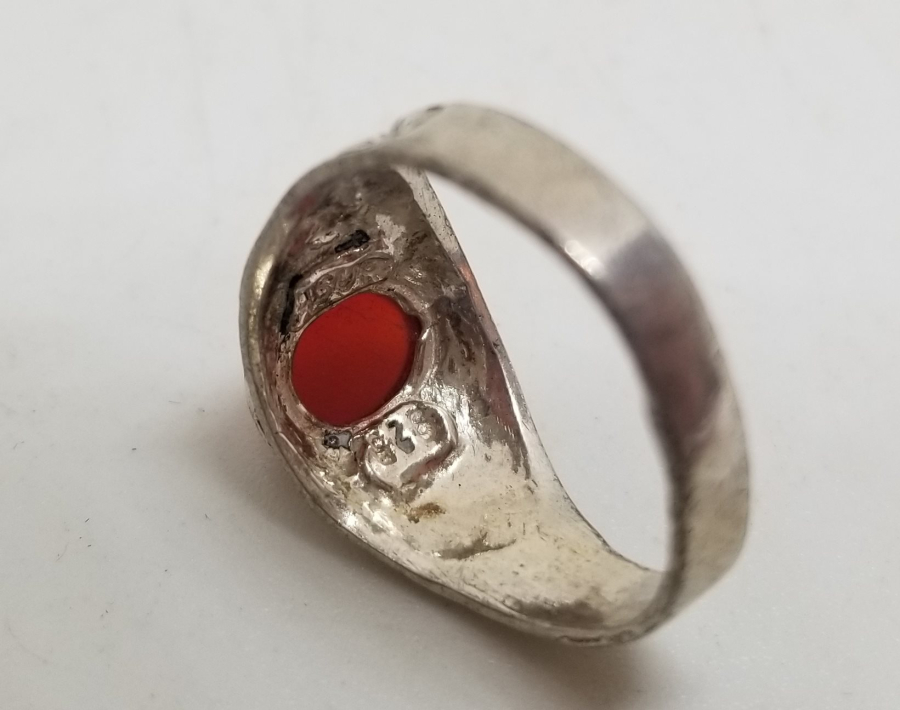 KABARTMA İŞÇİLİKLİ ANTİKA TÜRKMEN KÜPESİ