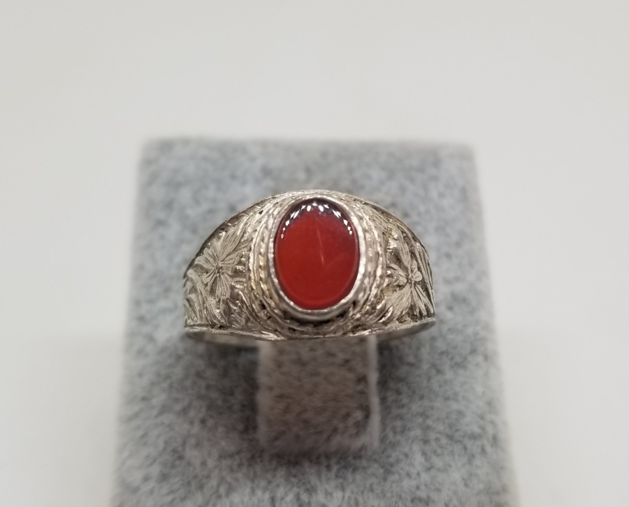 KABARTMA İŞÇİLİKLİ VE HAC HATIRASI GÜMÜŞ YÜZÜK