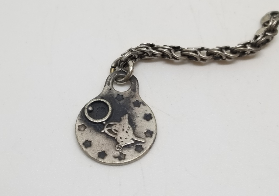 OSMANLI TUĞRALI OSMANLI DÖNEMİ GÜMÜŞ TESPİH PÜSKÜLÜ