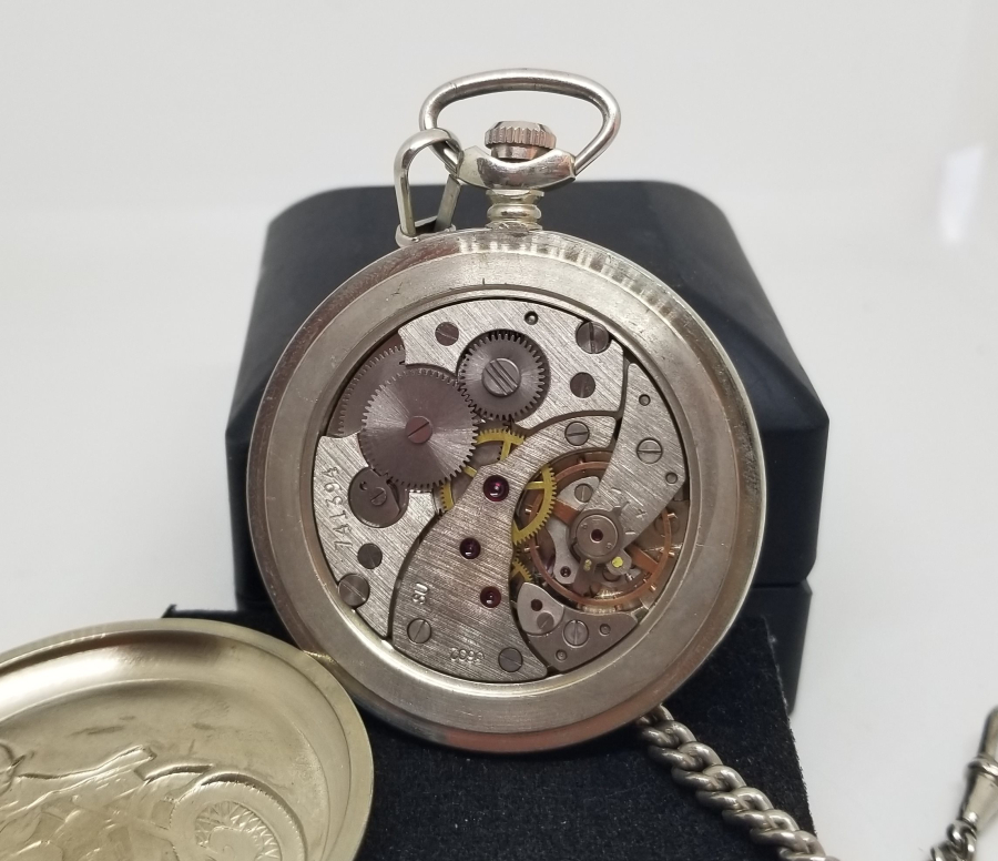 MOTOSİKLET YARIŞMASI HATIRASI ORİJİNAL KÖSTEĞİYLE KURMALI ANTİKA CEP SAATİ