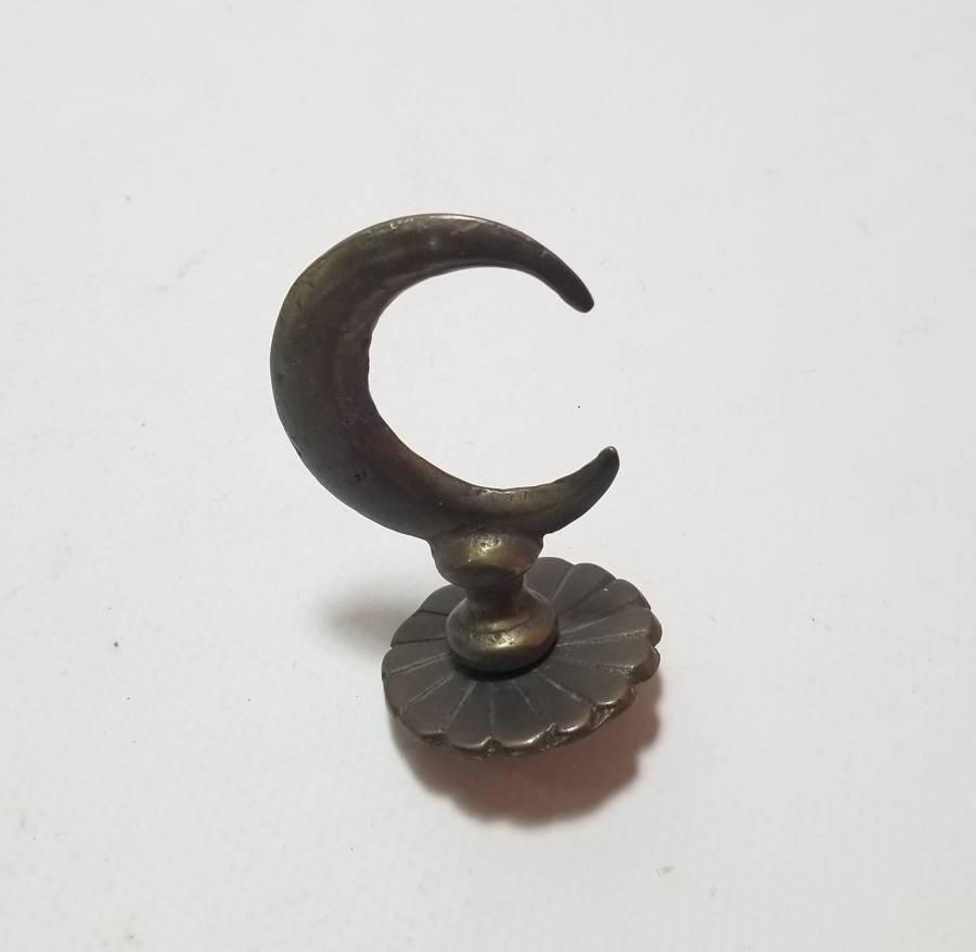 OSMANLI DÖNEMİ HİLAL FORMLU NADİR SANCAK UCU