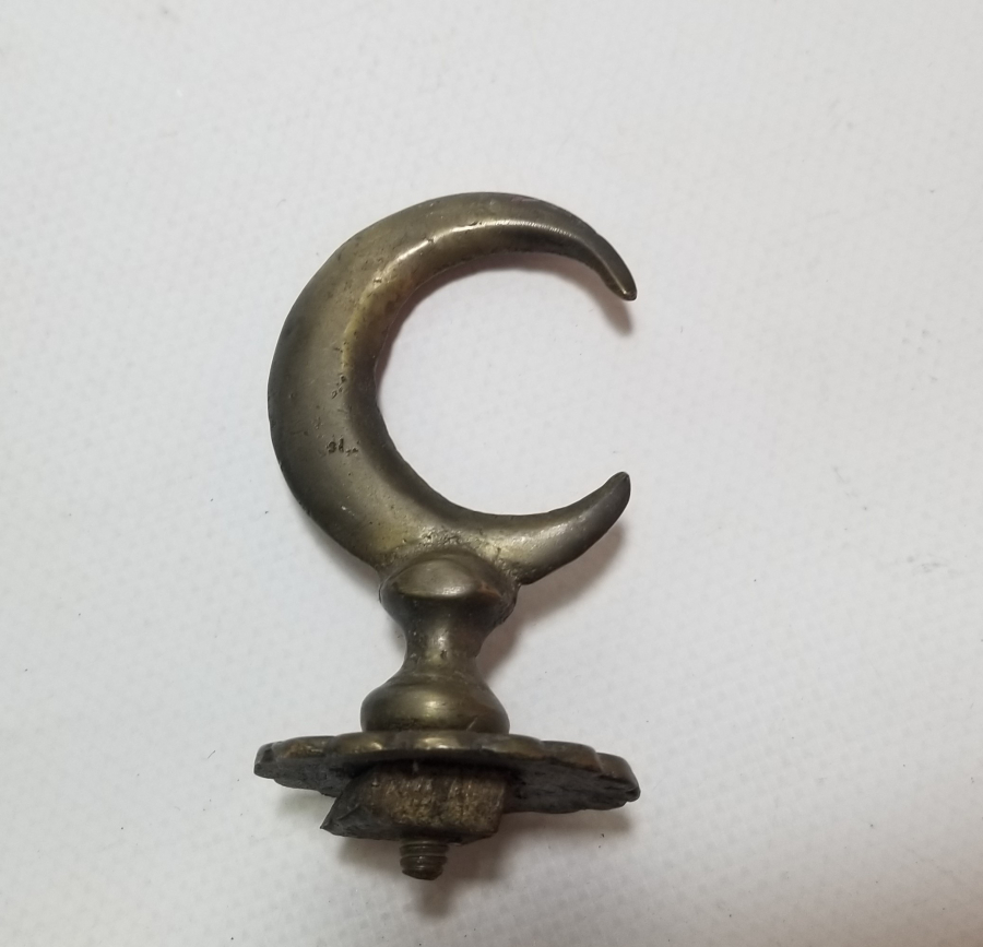 OSMANLI DÖNEMİ HİLAL FORMLU NADİR SANCAK UCU