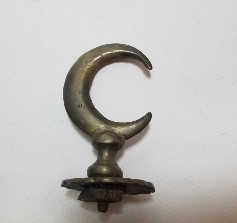 OSMANLI DÖNEMİ HİLAL FORMLU NADİR SANCAK UCU