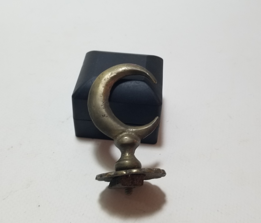 OSMANLI DÖNEMİ HİLAL FORMLU NADİR SANCAK UCU