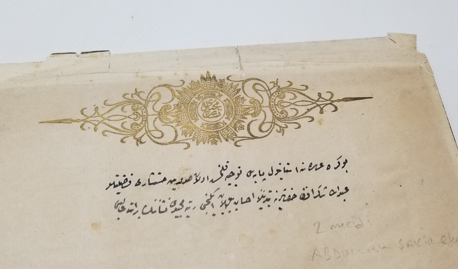 2. DERECE MECİDİ NİŞANINA AİT NADİR BERAT ZARFI