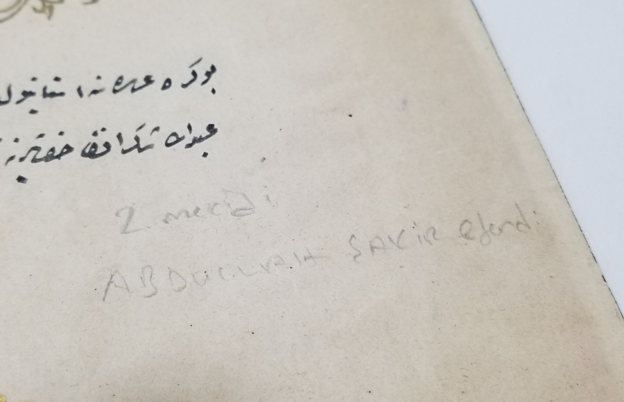 2. DERECE MECİDİ NİŞANINA AİT NADİR BERAT ZARFI