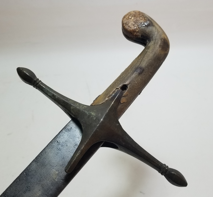 OSMANLI DÖNEMİ BOYNUZ SAPLI AKINCI KILICI