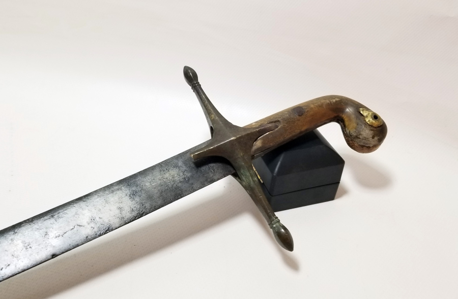 OSMANLI DÖNEMİ BOYNUZ SAPLI AKINCI KILICI