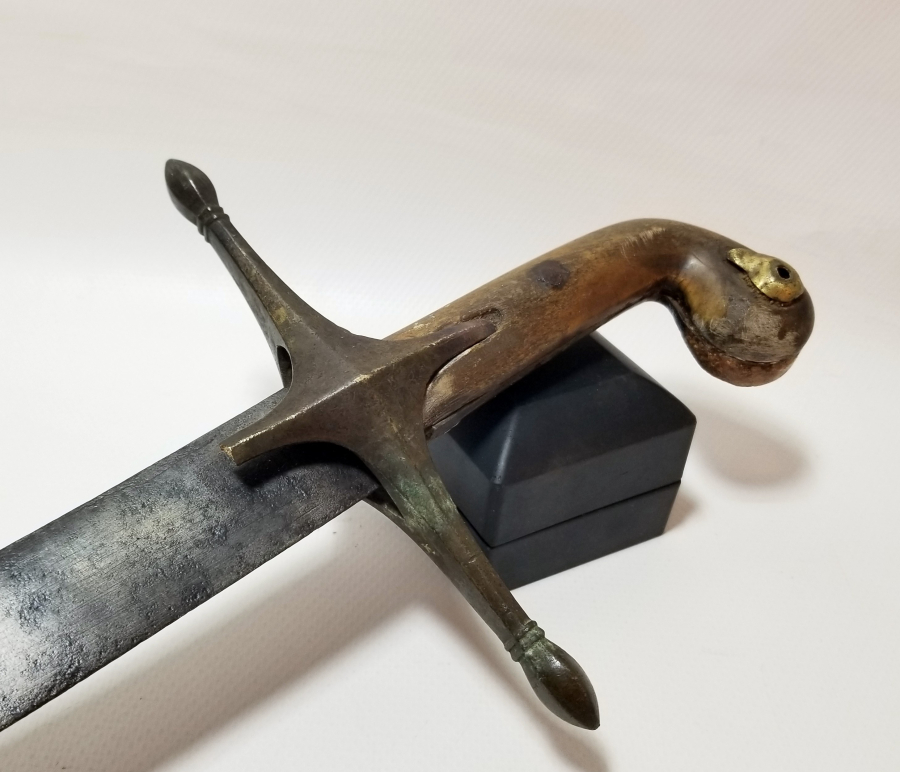 OSMANLI DÖNEMİ BOYNUZ SAPLI AKINCI KILICI