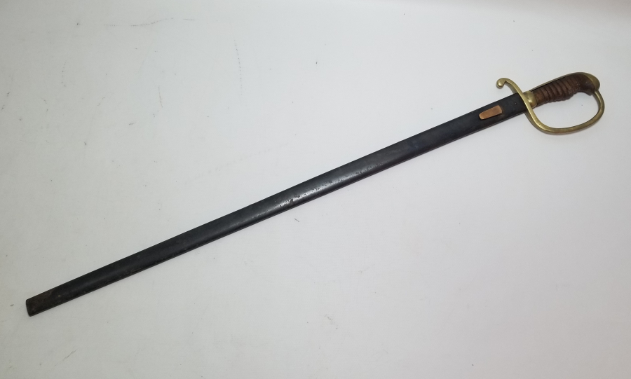 OSMANLI DÖNEMİ ALLAH BİZİMLE YAZILI NADİR BOYDA TOPÇU KILICI - TOPÇU SUBAYI'NIN SON SAVUNMA KILICI