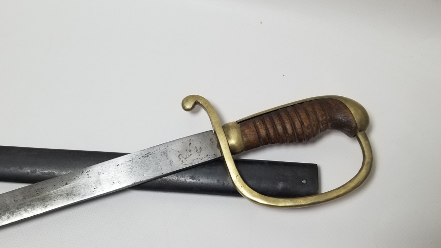 OSMANLI DÖNEMİ ALLAH BİZİMLE YAZILI NADİR BOYDA TOPÇU KILICI - TOPÇU SUBAYI'NIN SON SAVUNMA KILICI