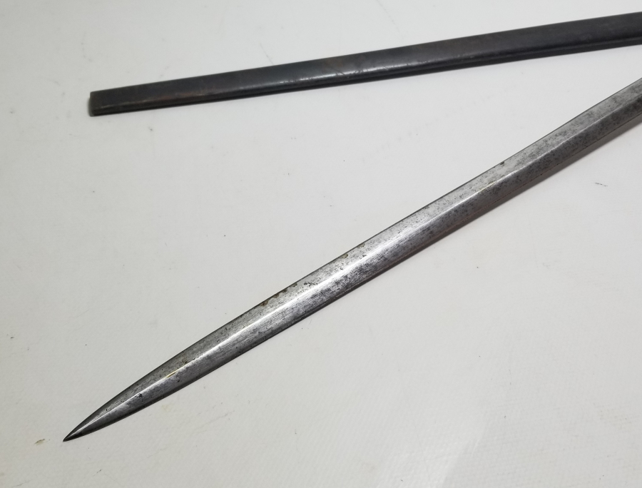 OSMANLI DÖNEMİ ALLAH BİZİMLE YAZILI NADİR BOYDA TOPÇU KILICI - TOPÇU SUBAYI'NIN SON SAVUNMA KILICI