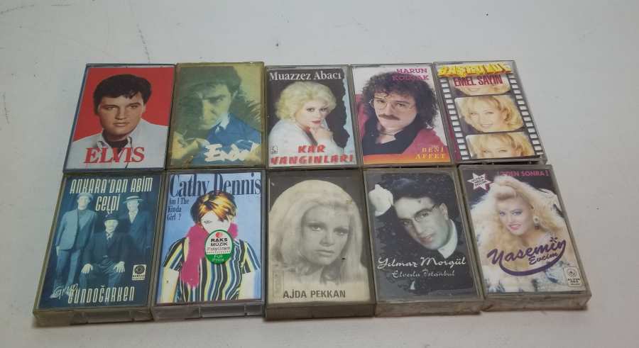 ORİJİNAL KUTUSUNDA ANTİKA KASET LOTU