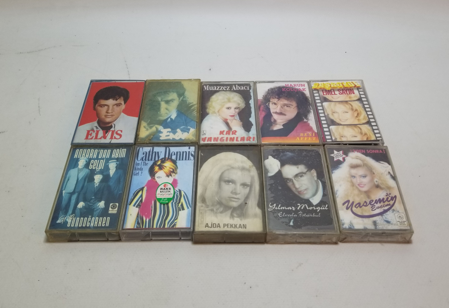 ORİJİNAL KUTUSUNDA ANTİKA KASET LOTU